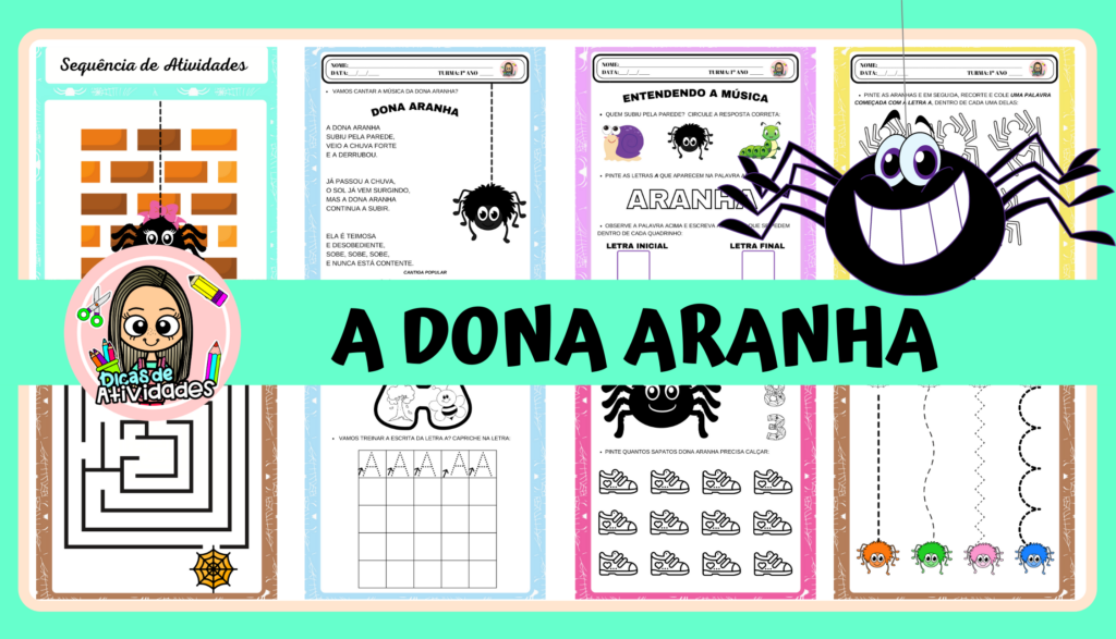 SEQUÊNCIA DIDÁTICA DONA ARANHA – Dicas de Atividades