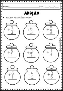 ADIÇÃO – Dicas de Atividades